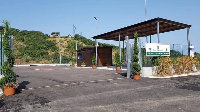 agropoli apre il centro di raccolta rifiuti di localita malagenia