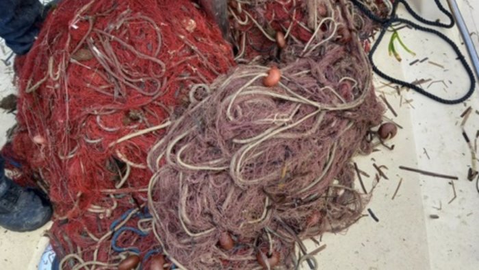 attrezzi da pesca irregolari sequestro della guardia costiera ad acciaroli