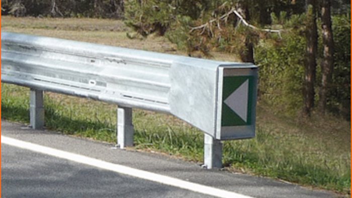strade a pollica la sostituzione delle barriere di sicurezza
