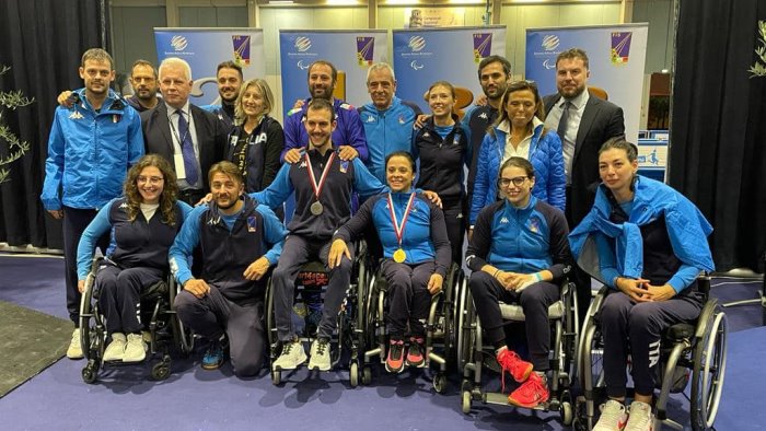 scherma paralimpica la pasquino trionfa a pisa nella spada