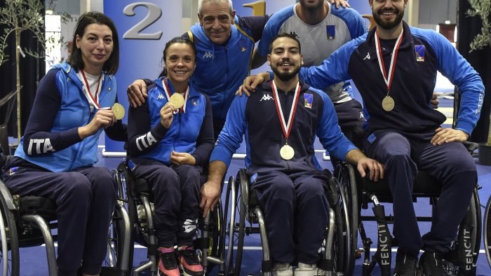 scherma paralimpica coppa del mondo la pasquino chiude con tre medaglie