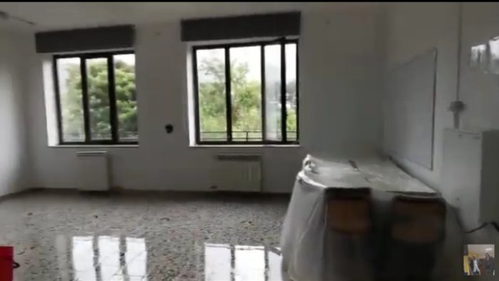 piano di sorrento all istituto nautico bixio quattro aule allagate