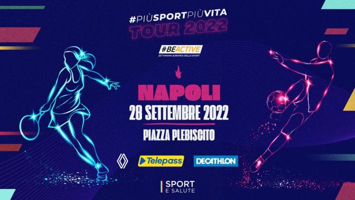 sport e salute il road show fa tappa a napoli il 28 settembre