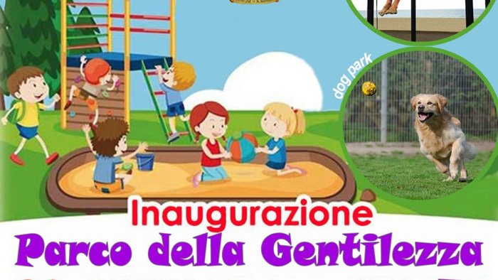a sant agnello si inaugura il parco della gentilezza con un area per i cani