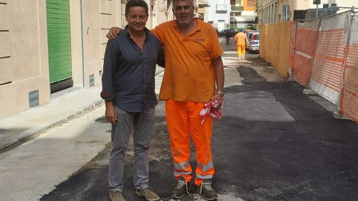 a sant agnello riapre la via diaz franata dieci mesi fa l annuncio del sindaco