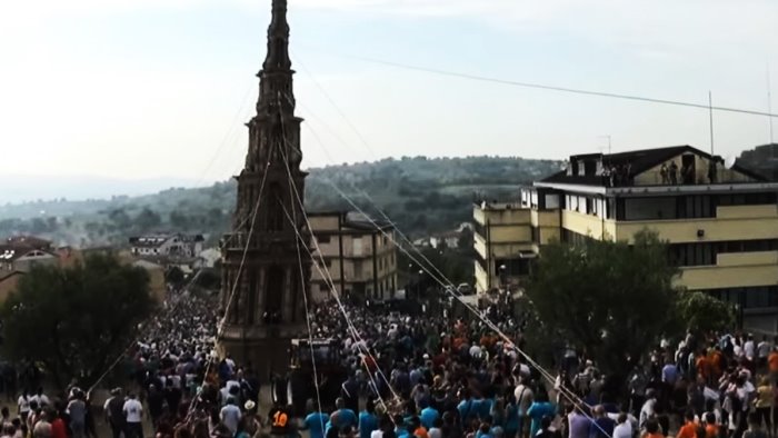 il carro e pronto e il giorno della grande tirata a mirabella eclano