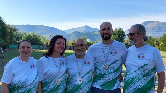 arcieri del tricolle tre medaglie al campionato regionale