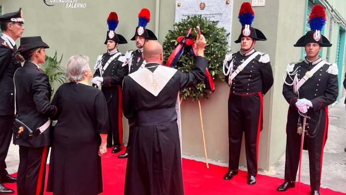 commemorato ad angri il brigadiere d anna ucciso in servizio 50 anni fa