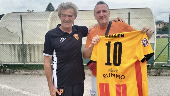 benevento l incontro tra auteri e il nipote di un allenatore del passato