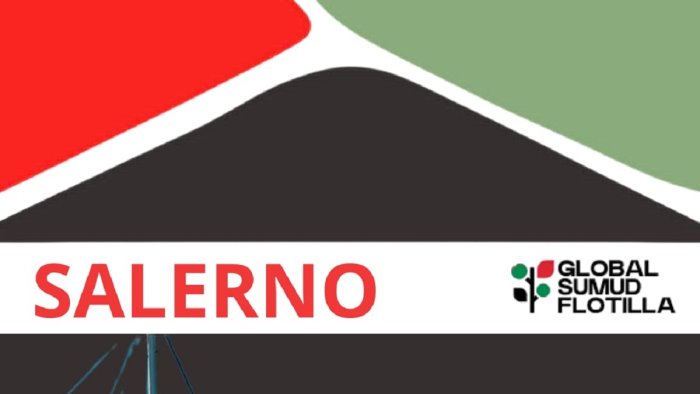 salerno e con la global sumud flotilla domenica presidio a santa teresa