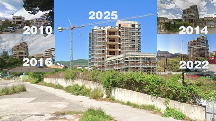 gru nel cantiere ex piano particolareggiato zona f 2 1 intervento del comune