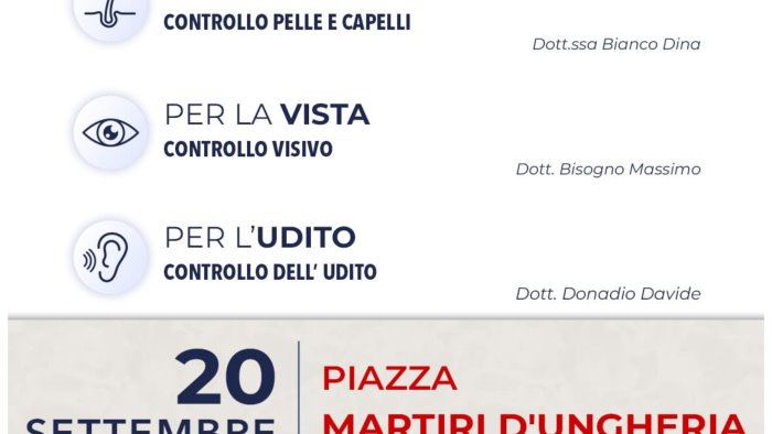 castel san giorgio controlli gratuiti in piazza martiri d ungheria