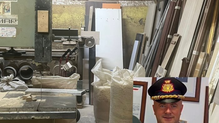 terra dei fuochi sequestrate falegnameria e laccheria