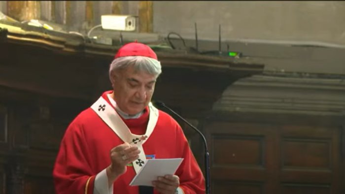 dal duomo di napoli il grido di dolore per gaza israele basta sangue