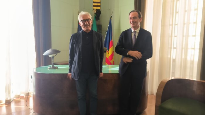 foto incontro comune salernitana per arechi partono i lavori in curva nord