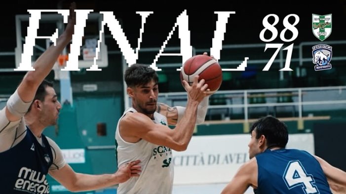 scandone avellino 88 71 nel test contro benevento