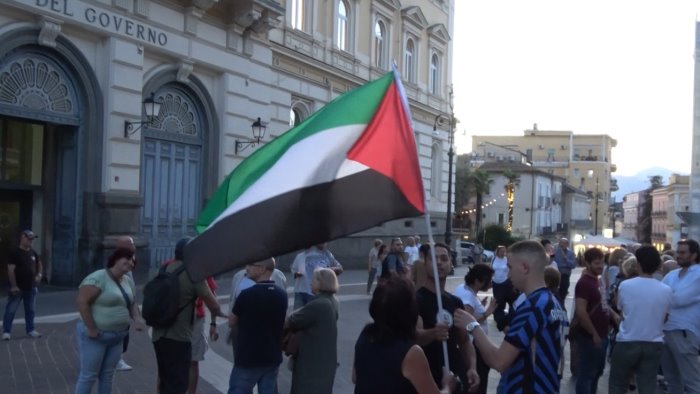contro il genocidio in palestina benevento in corteo