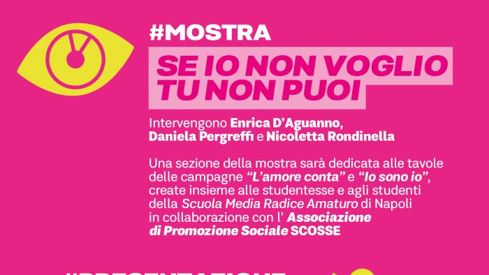 accademia belle arti si presenta la mostra se io non voglio tu non puoi