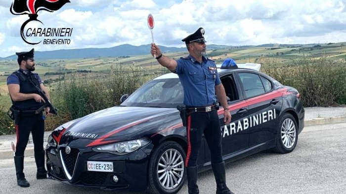 controlli dei carabinieri nel fortore denunce e 179 persone identificate
