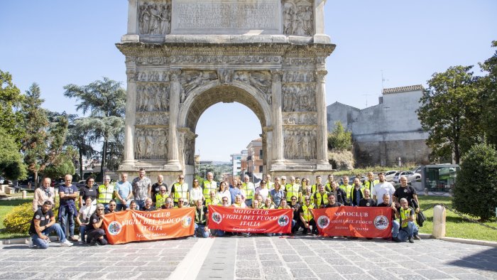 a benevento nasce la sezione motoclub dei vigili del fuoco