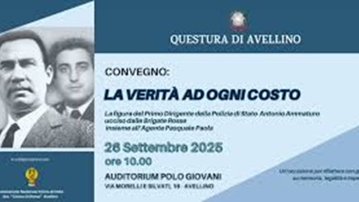 fu ucciso dalla brigate rosse insieme ad un agente avellino ricorda ammaturo