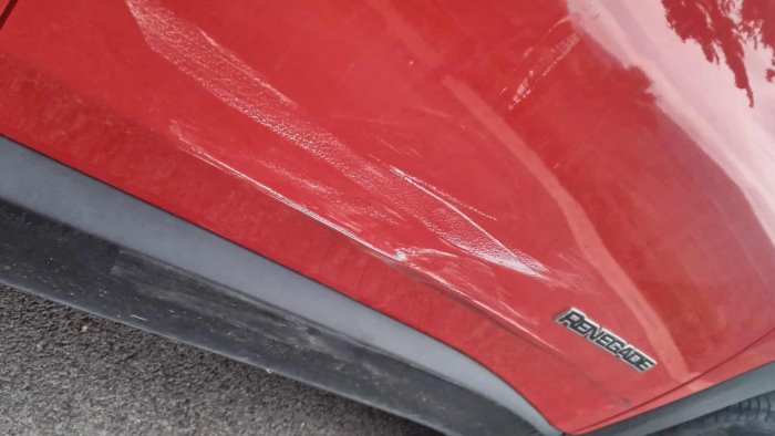 ariano ma vi sembra normale come e stata ridotta la mia auto