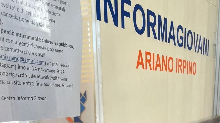 ariano caso informagiovani appello all amministrazione comunale