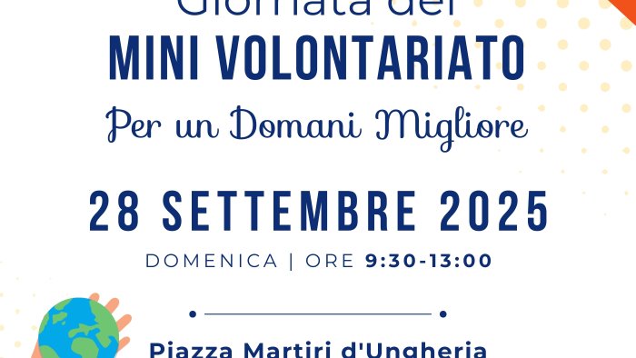 castel san giorgio domenica 28 settembre la giornata del mini volontariato