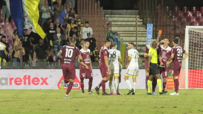 casarano salernitana fischia zago retrocesso tona mbei