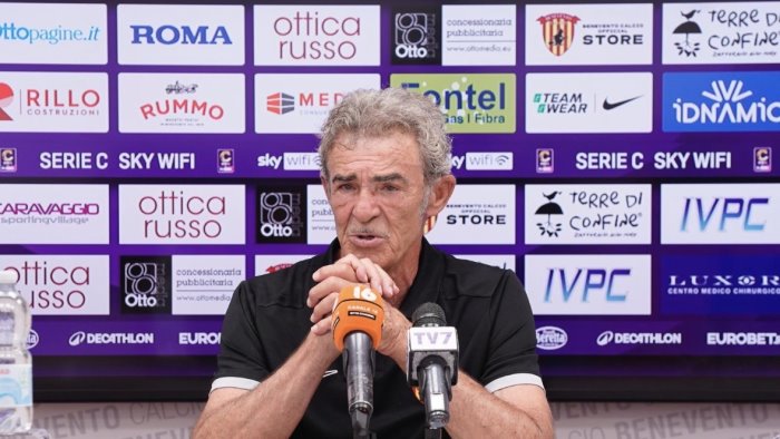 benevento trapani auteri in conferenza stampa ci faremo trovare pronti