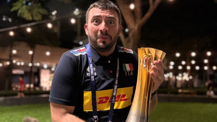 un salernitano sul tetto del mondo con la nazionale di pallavolo maschile