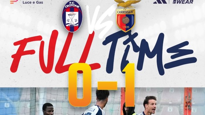 casertana colpaccio a crotone proia manda in orbita i falchetti