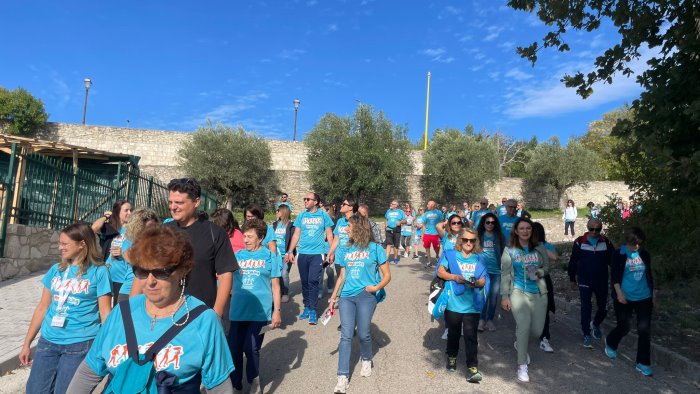 fitwalking for ail pietrelcina abbraccia la solidarieta