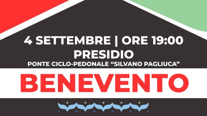 a benevento la cgil in piazza a sostegno della global sumud flotilla