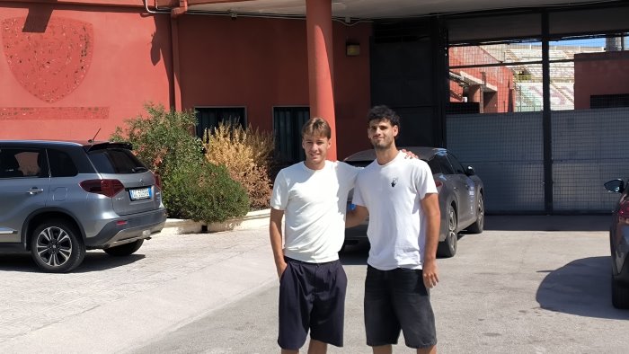 foto salernitana ecco ferraris e quirini piazza tra le piu calde d italia