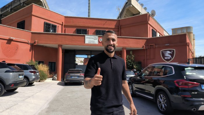 foto salernitana ecco tascone finalmente sono qui c e anche frascatore