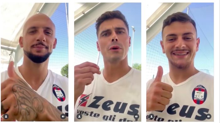crotone la curiosa presentazione su instagram di berra e perlingieri