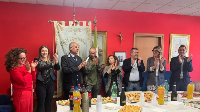 dopo 25 anni di onorato servizio va in pensione il maresciallo saverio mustone