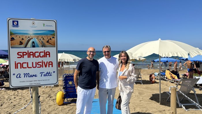 castellabate lancia la sua prima spiaggia inclusiva e attrezzata