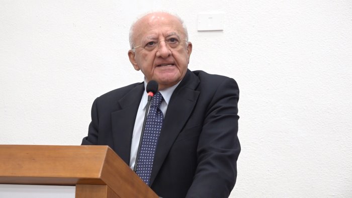 sanita de luca per nuovo ospedale di salerno 500 mln di investimento