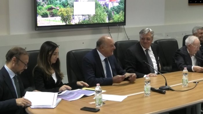 fortorina incontro sindaci pecoraro vicino l avvio dei lavori della telesina